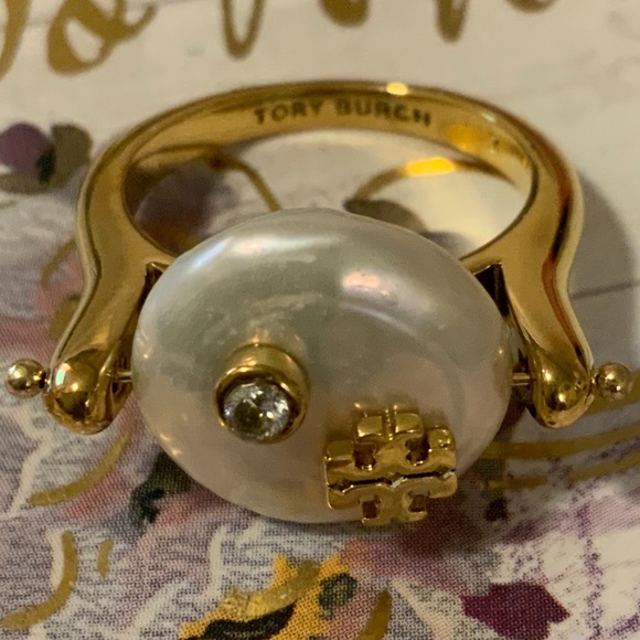 Tory burch pearly ring s 7 - Picture 2 of 7